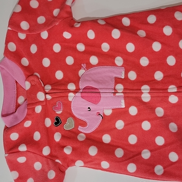 Carter's Child of Mine Fleece Sleeper Size 6-9 Months - Picture 2 of 8